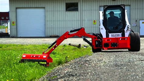 skid steer boom mower attachment for sale|raptor boom arm mower attachment.